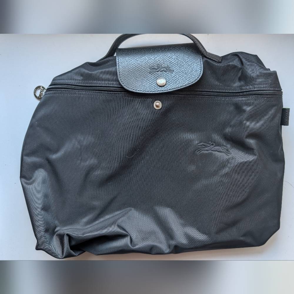 Longchamp Black Laptop Bag